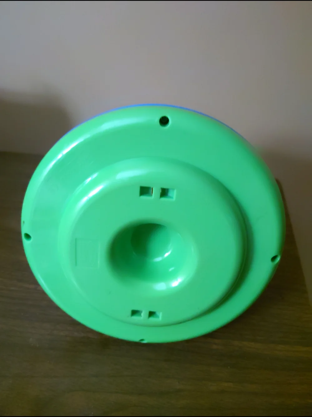 Infantino Colorful Spinning Ball Pop Toy - Green, Blue, Yellow, Orange - Vintage